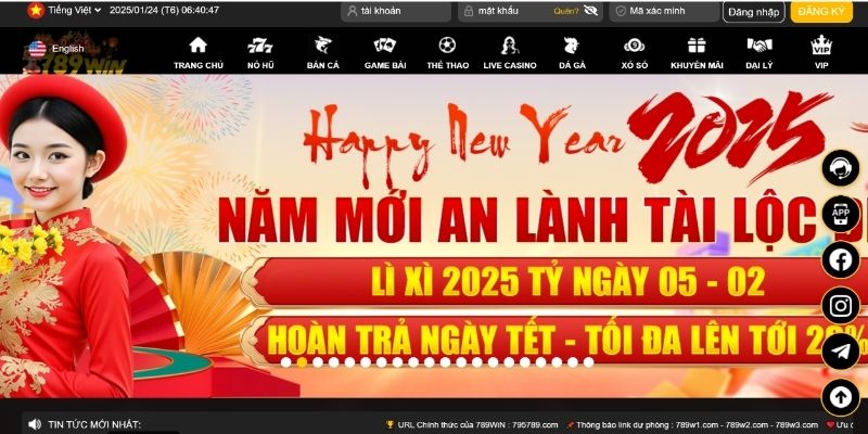 Truy cập nhà cái 789WIN