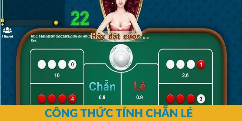 Công thức tính điểm chẵn lẻ dựa vào cầu chéo